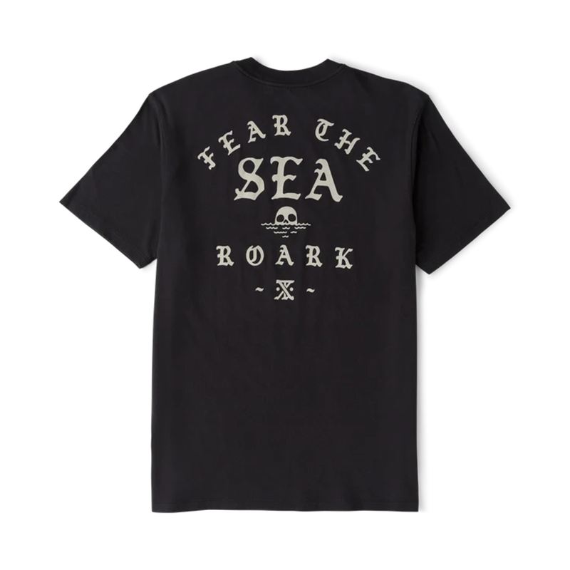 AR001120þT SHIRT PREMIUM - FEAR THE SEA - BLACK - ROARK